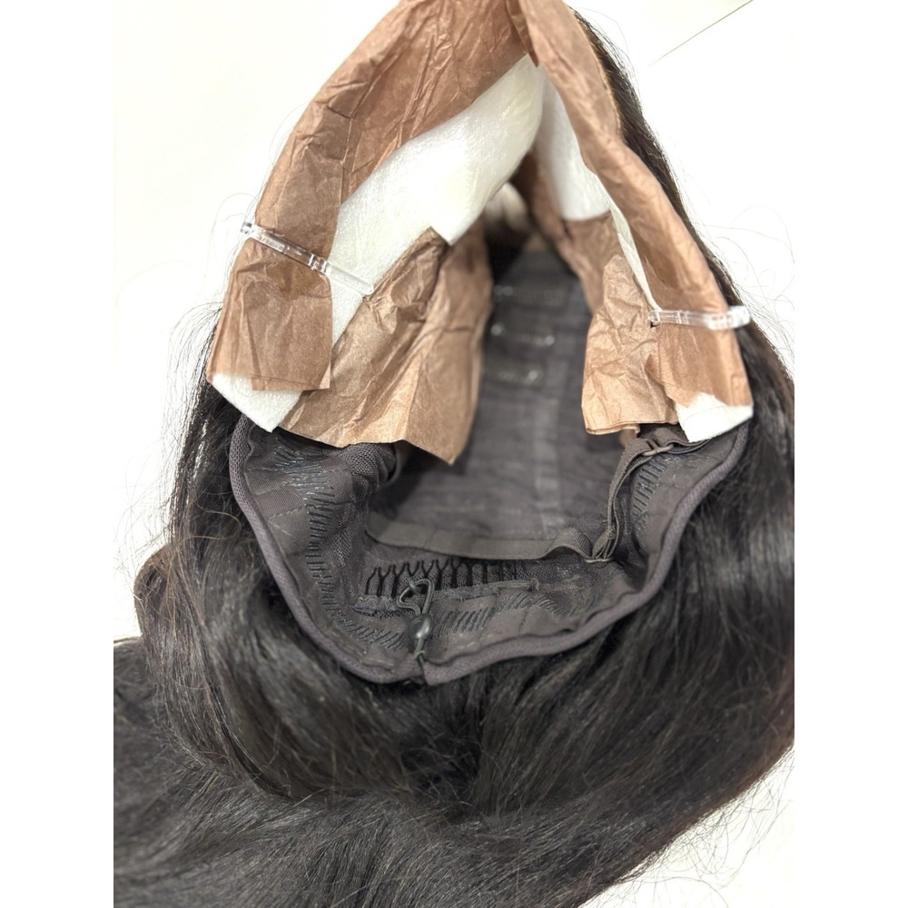 UNICE 7x5 HD Lace Closure Wig Human Hair Body Wave Glueless Pre-Plucked Black - Picture 3 of 8
